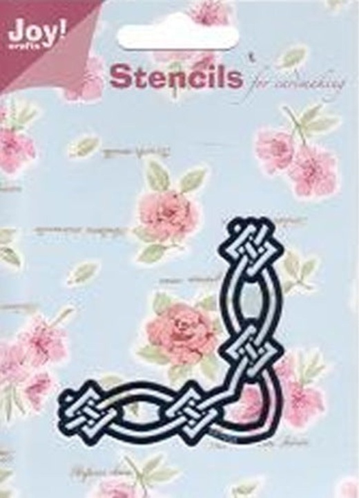 Joy! Embossing Stencil Corner