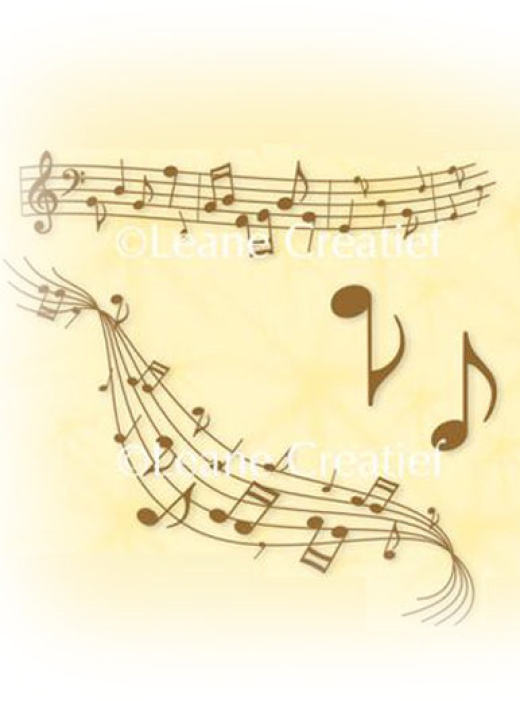 Lea'bilities Clear Stamp - Musical Symbols