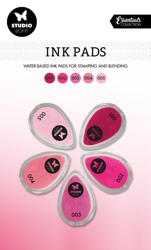 SL Ink Pads Water Based Shades Of Red Essential Tools