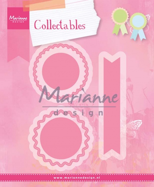 Marianne Design Collectables Rosettes & Labels