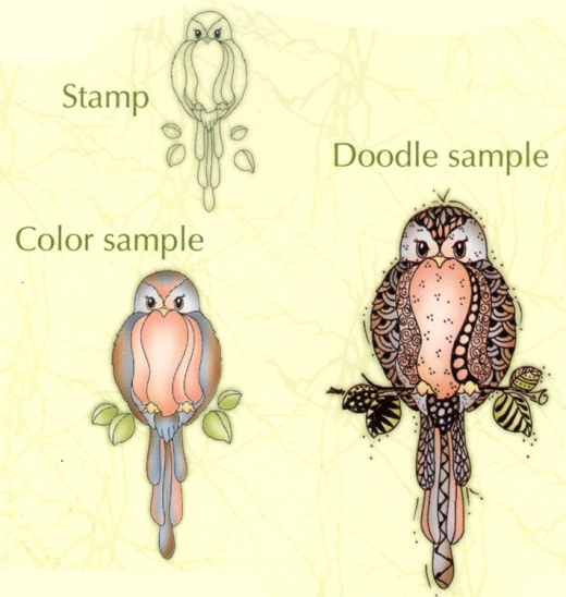Doodle Clear Stamp Bird