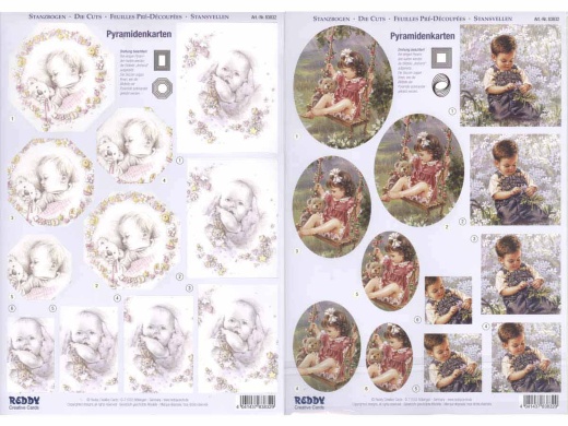Pyramid Precut Sheets Girl/Boy On Swing