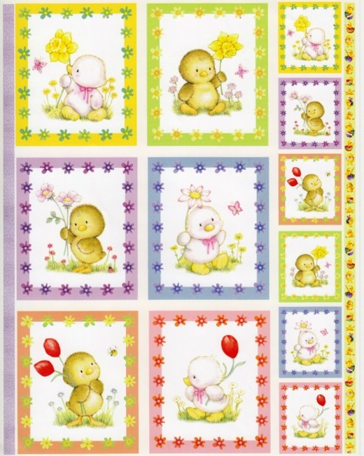 3D Precut - (2 Sheets) Baby Chicks & Ducks