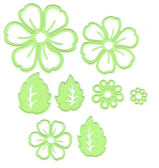 Lea'bilities Embossing And Cutting Die - Multi Die Flower Blossom