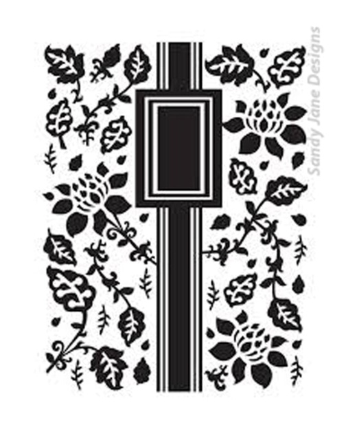Embossing Folders - Garden Ribbon - Allura Collection