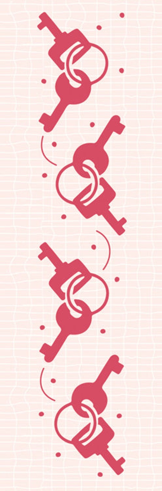 Border Embossing Folder Keys