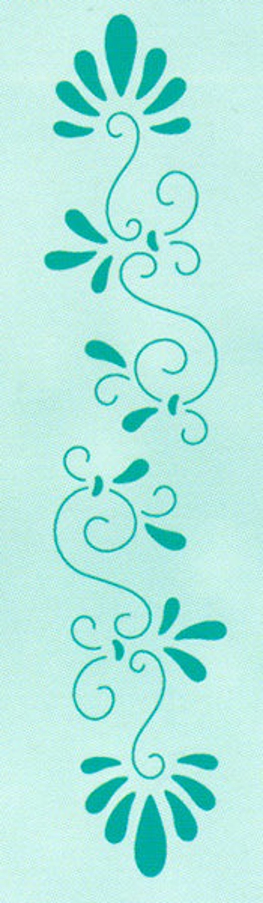 Lea'bilities Border Embossing Folder - Border Curlicue