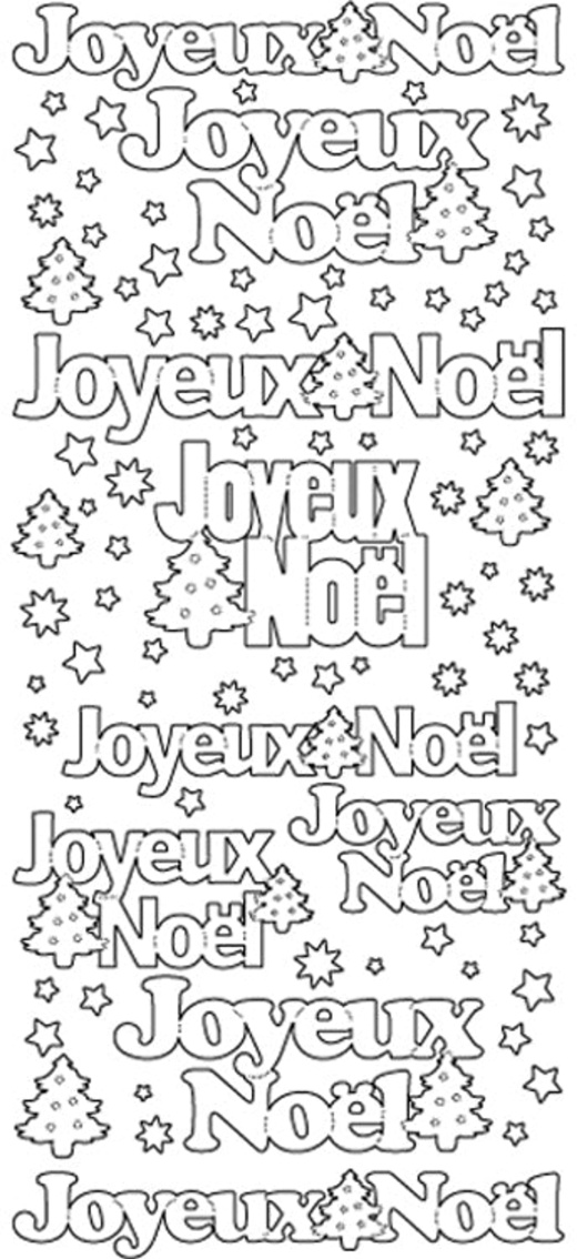 Peel-Off Stickers - Joyeux Noel from JeJe Produkt