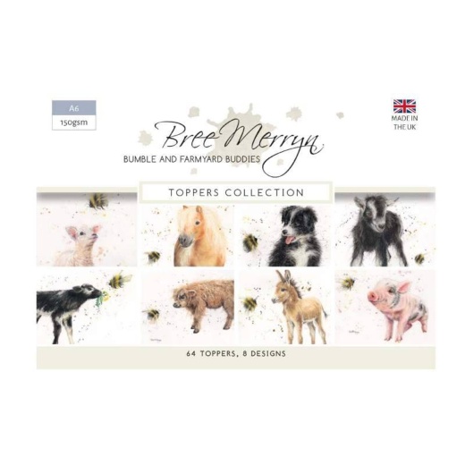 Bree Merryn Bumble & Farmyard Friends - A6 Toppers