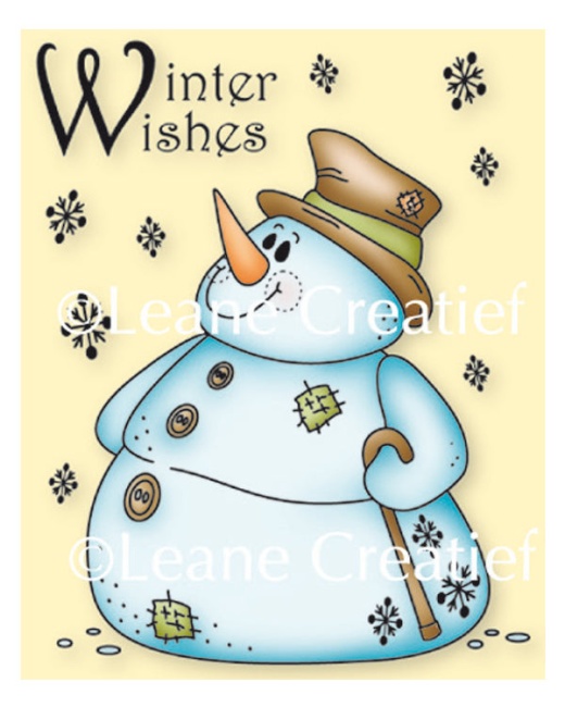 Lea'bilities Snowman Stamp