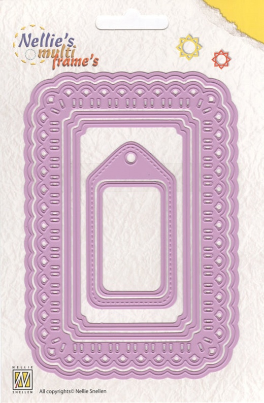 Multi Frame Dies - Christmas Ribbon Weaving-Rectangle