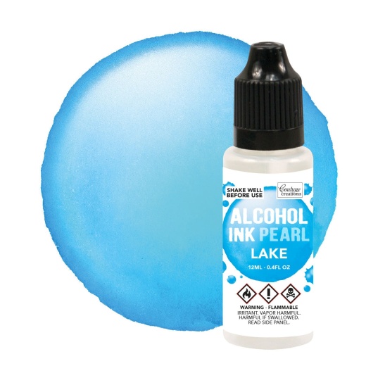 Pearl Alcohol Ink Lake