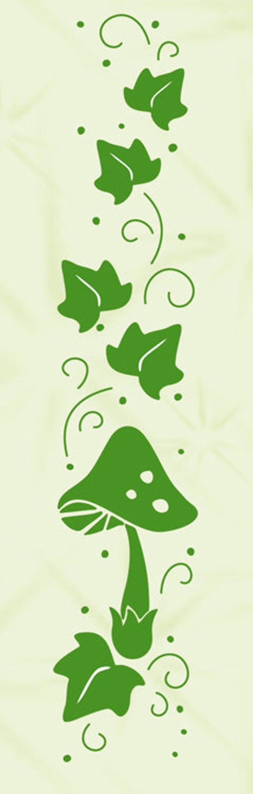Border Embossing Folder Mushrooms
