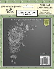Lisa Horton 5X7 3D Embossing Folder & Die - Blooming Marvellous