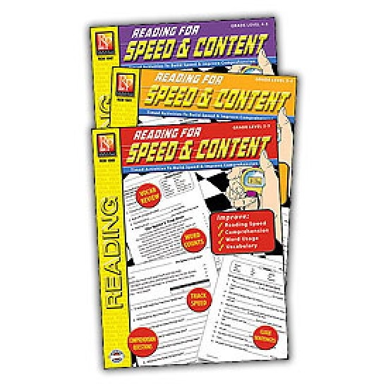 Reading For Speed & Content (3-Book Set)