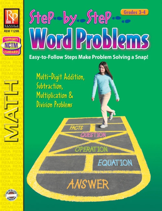 Step-By-Step Word Problems Workbook (Gr. 3-4)
