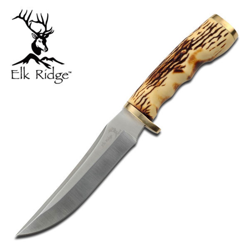 Elk Ridge Fixed Blade Knife 8" Overall