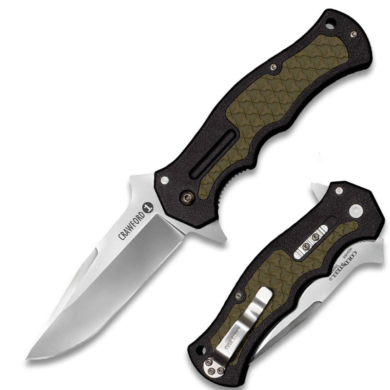 Cold Steel Z Crawford 1 3.50″ Folding Plain Clip Point
