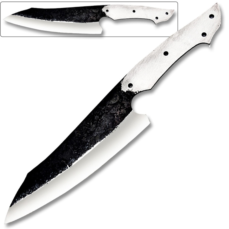 1095 Forged Steel Blank Diy Drop Point Chef Knife
