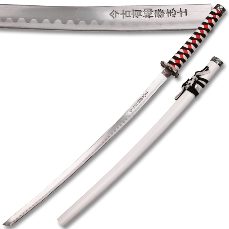 Last Samurai Katana White 40" Overall