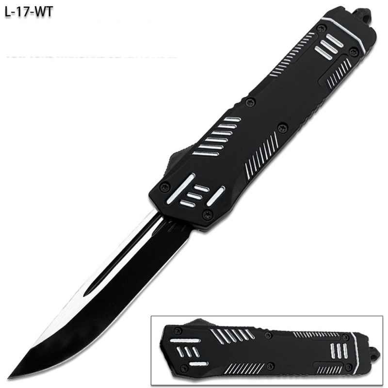 White Hills Otf Drop Point Blade W/Glass Breaker Single Edge