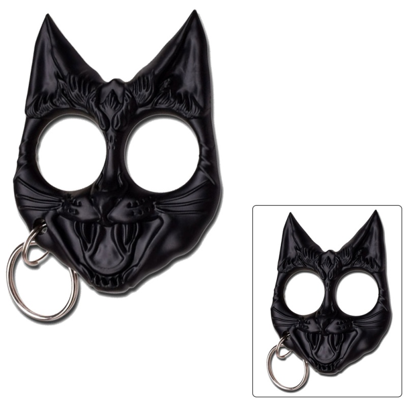 Black Cat Knuckles Key Chain