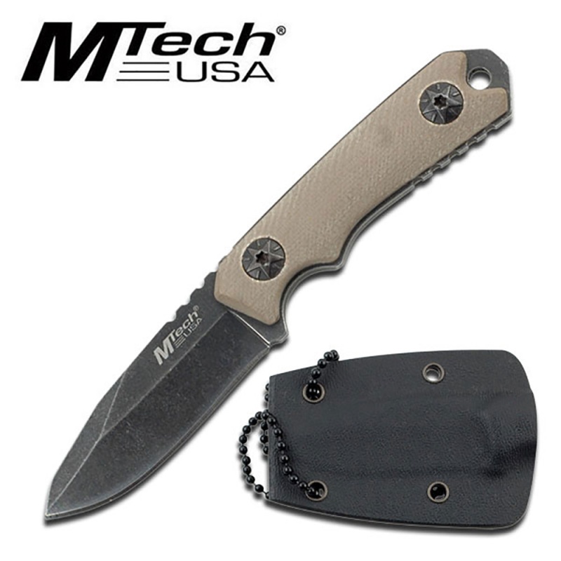 Mtech Usa Neck Knife 4.75" Overall