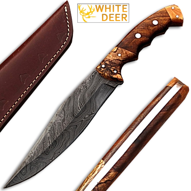 Exclusive Damascus Steel Bowie Knife