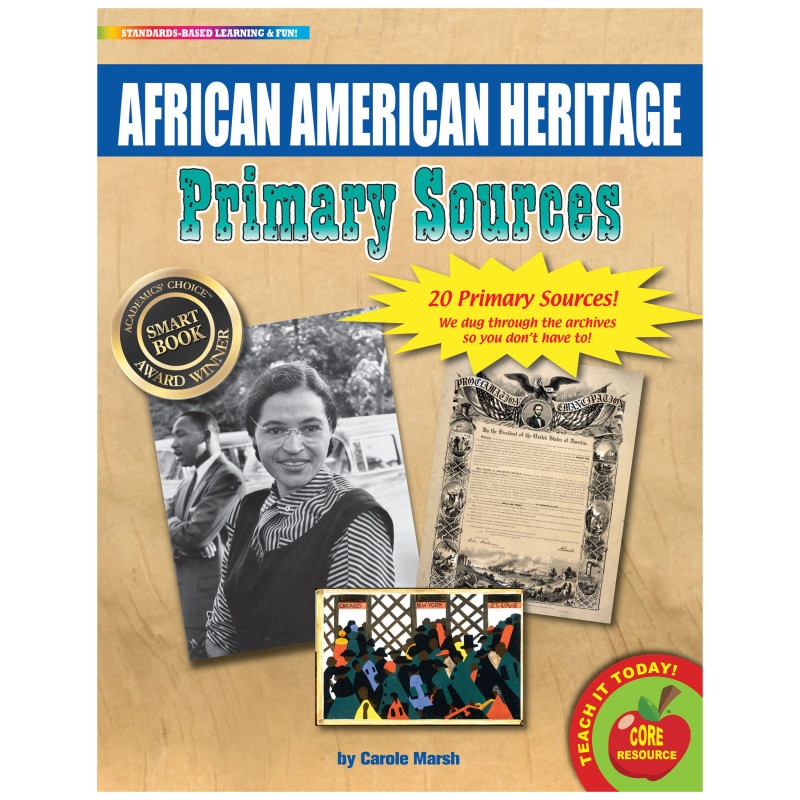 Primary Sources African American Heritage