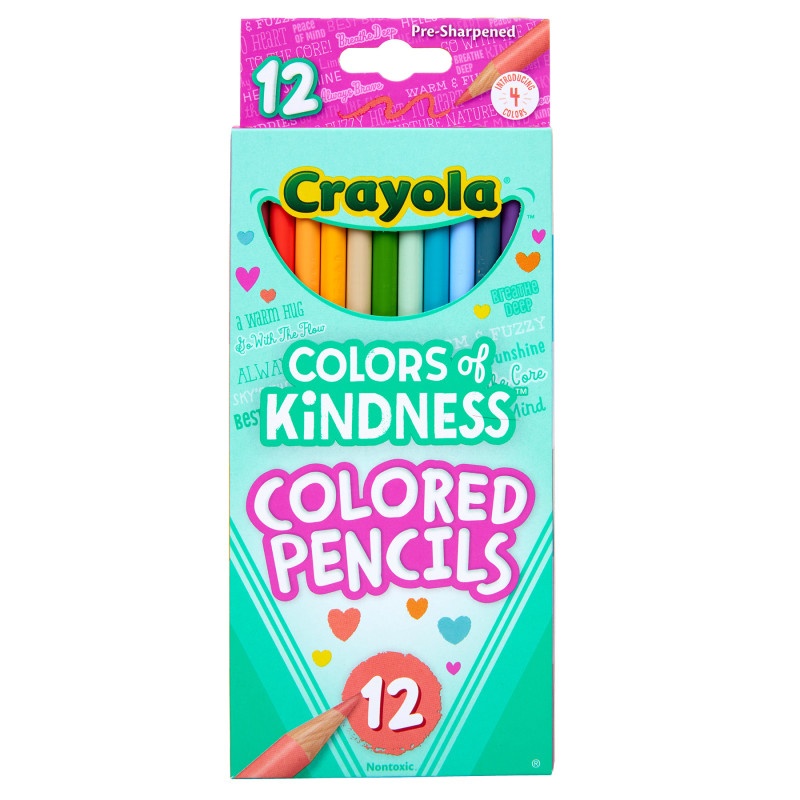 12Ct Colored Pencil Colors Kindness