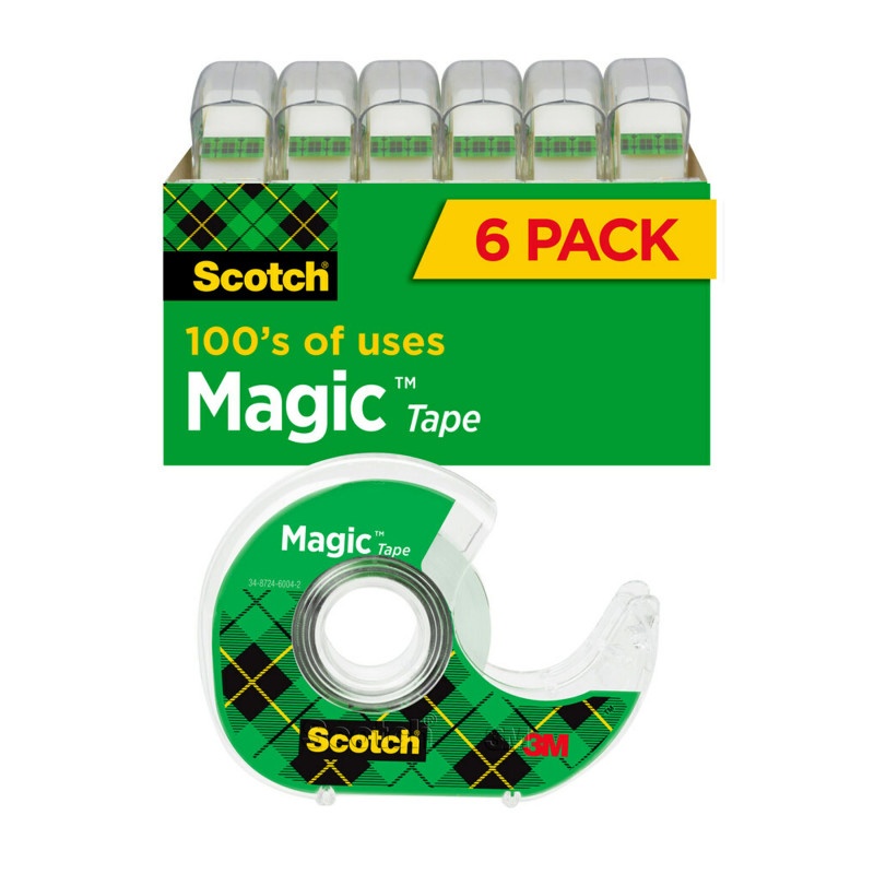 Scotch Magic Tape 3/4 X 650 6Pk