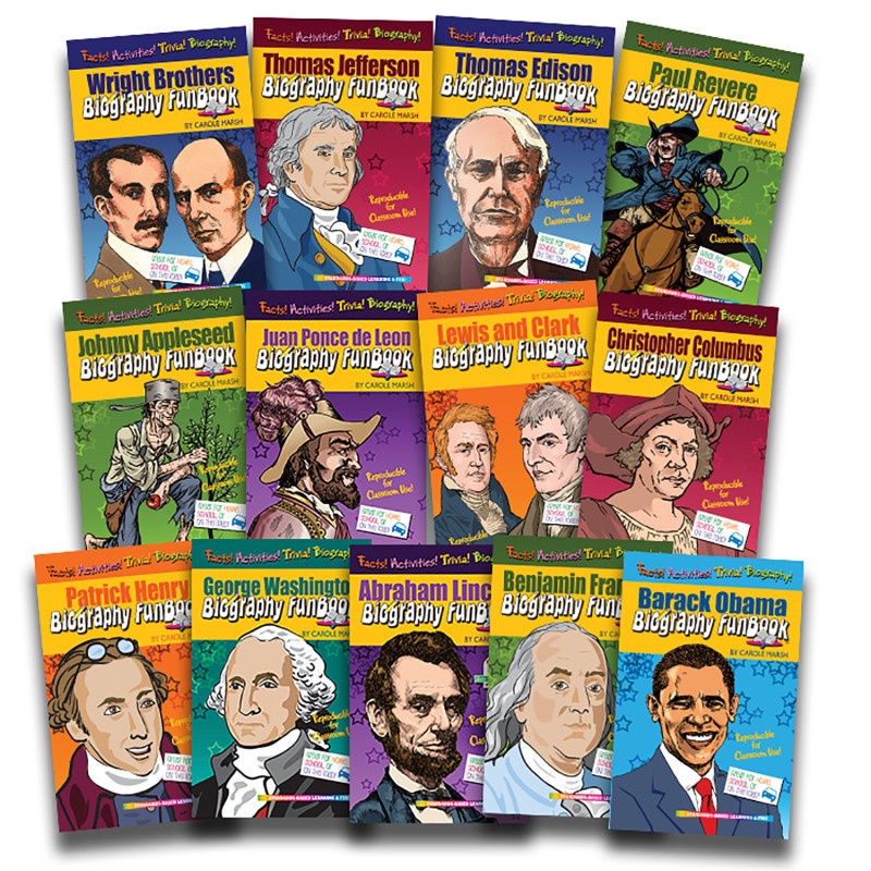 Biography Funbooks Presidents Inventors & Explorers