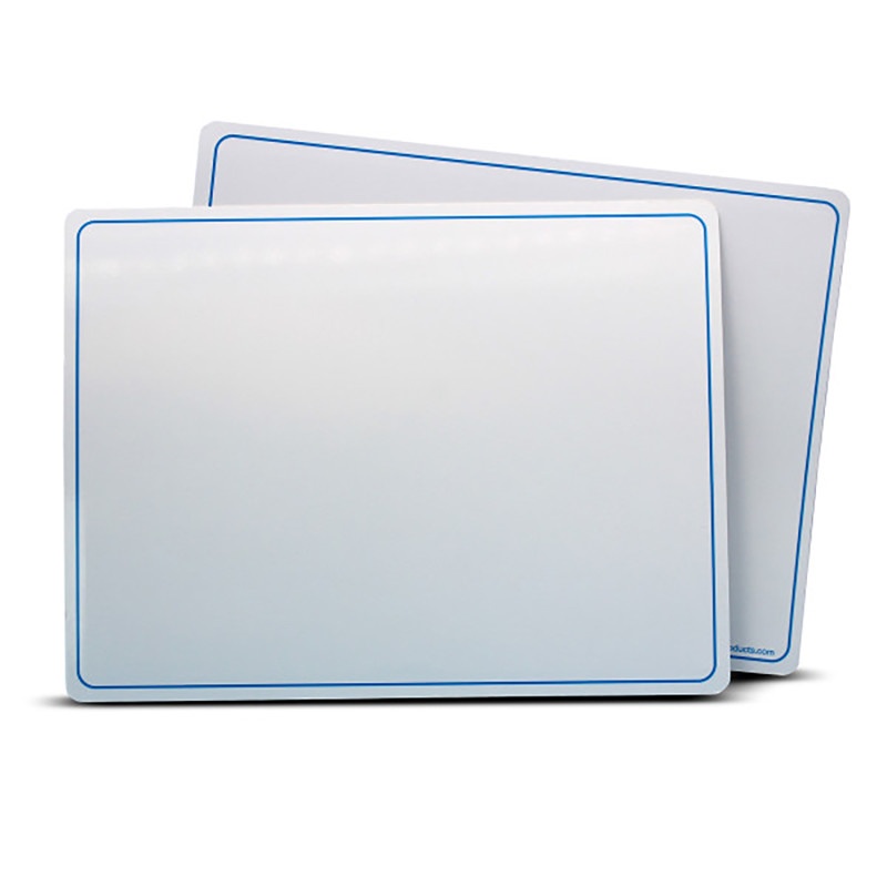 9X12in 2-Sided Dry Erase Mat 24/Pk