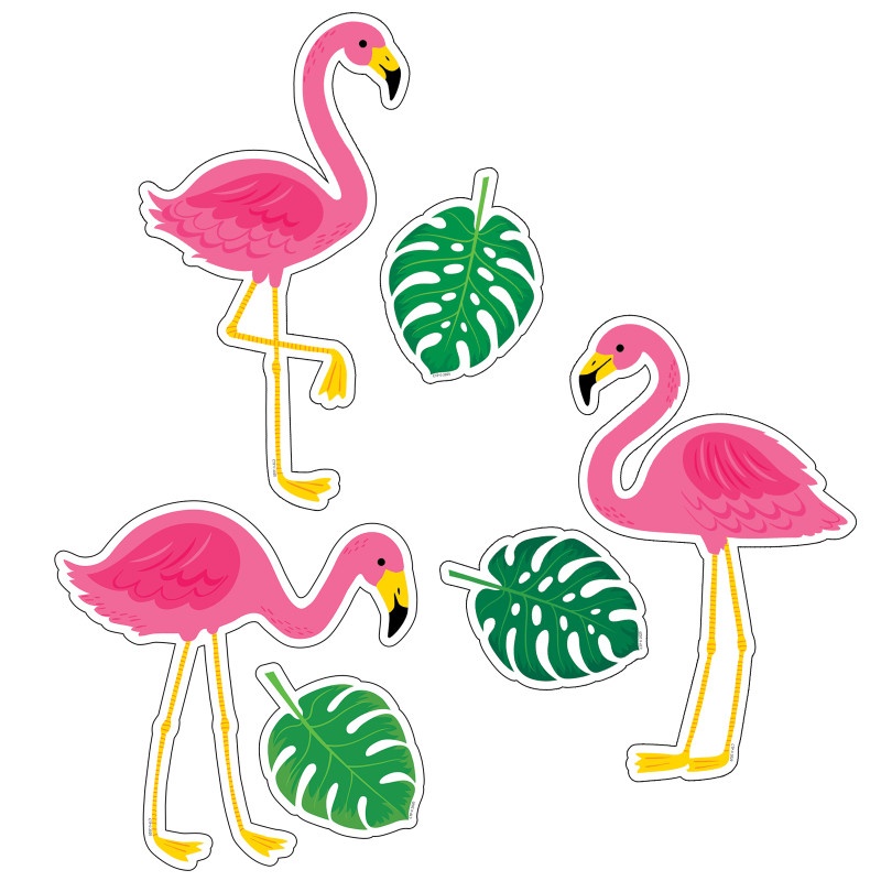Palm Paradise Flamingo Fun Cutouts