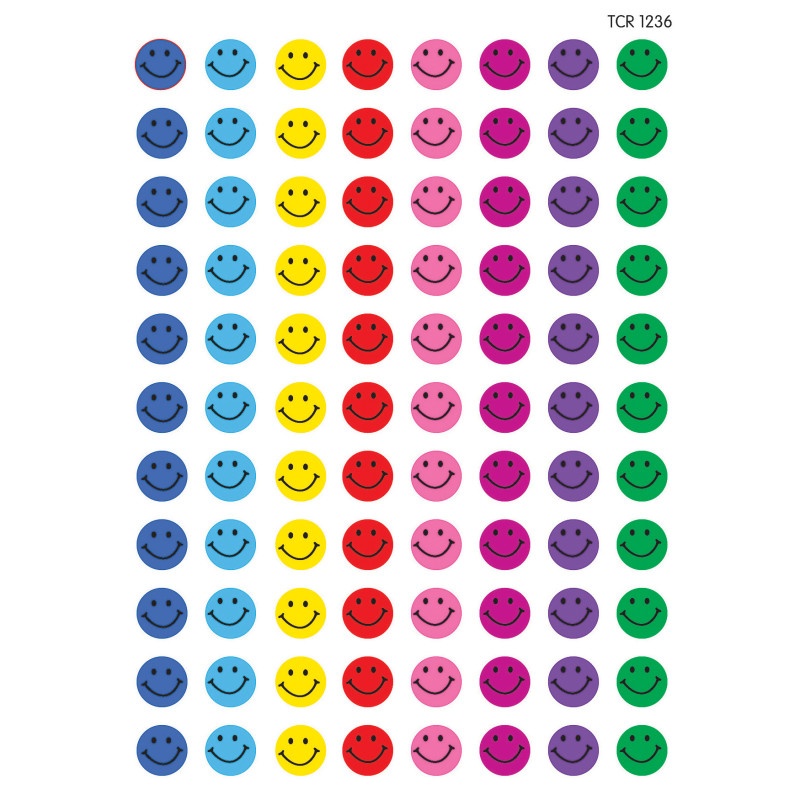 Mini Stickers Happy Faces 528Pk