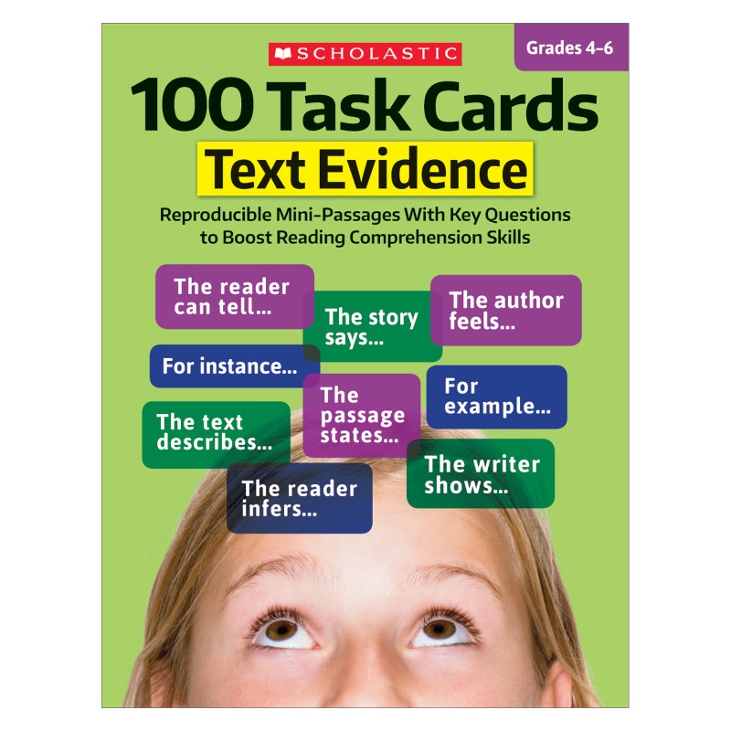 100 Task Cards Text Evidence