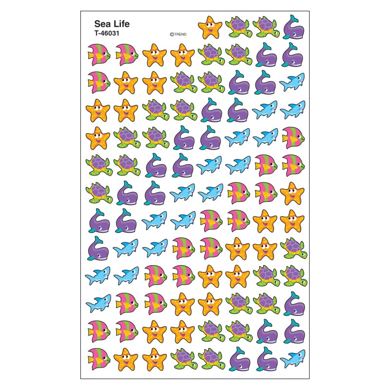 Supershapes Sea Life Stickers