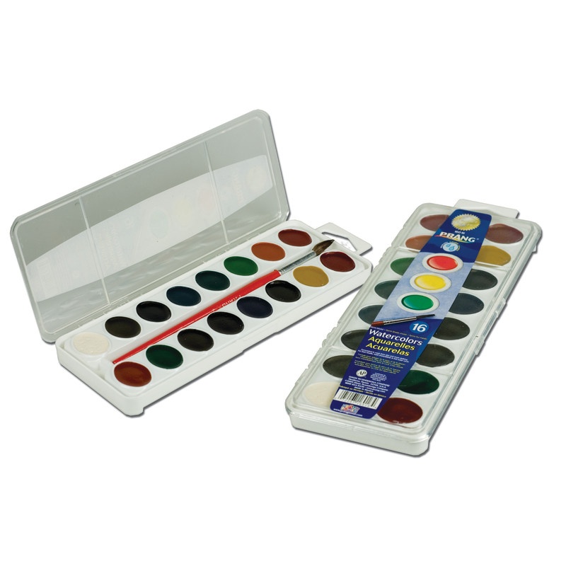 16 Washable Water Color Set W/Brush