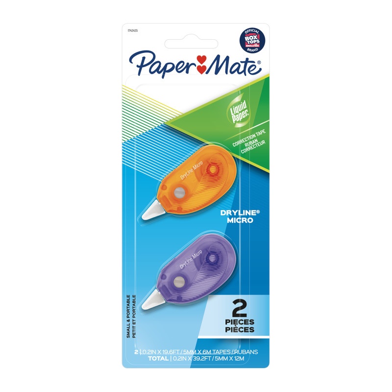 2Ct Papermate Micro Correction Tape