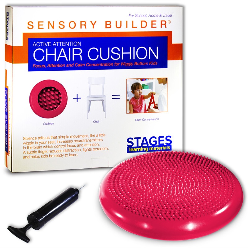Active Attention Chair Cushion Red Sensory Builder