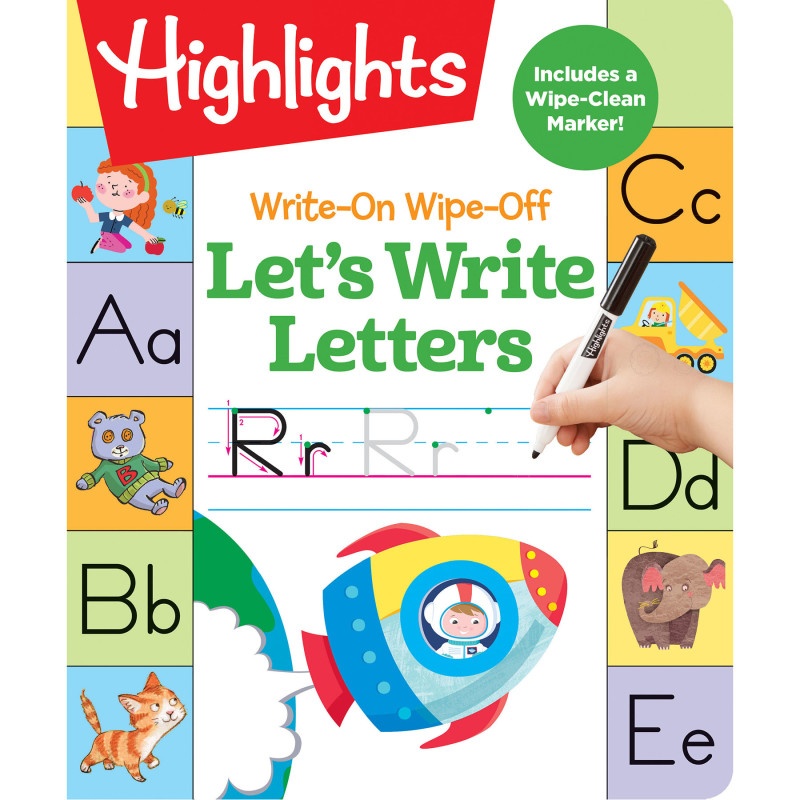 Lets Write Letters Dry Erase Book