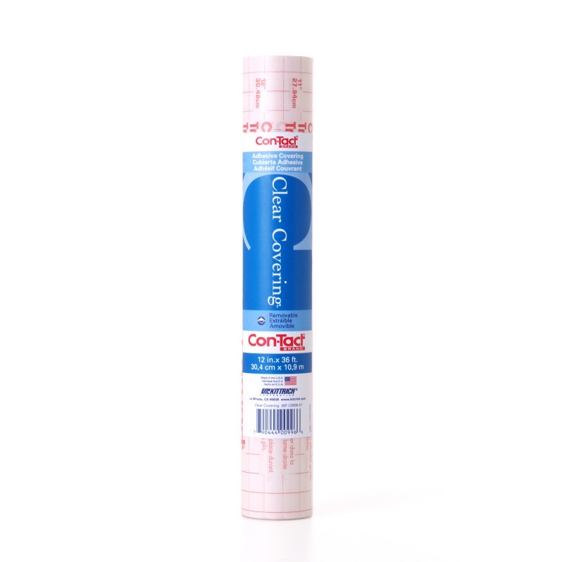 1X36ft Clear Matte Adhesive Roll