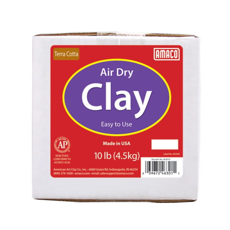 Terra Cotta Air Dry Clay 10Lb