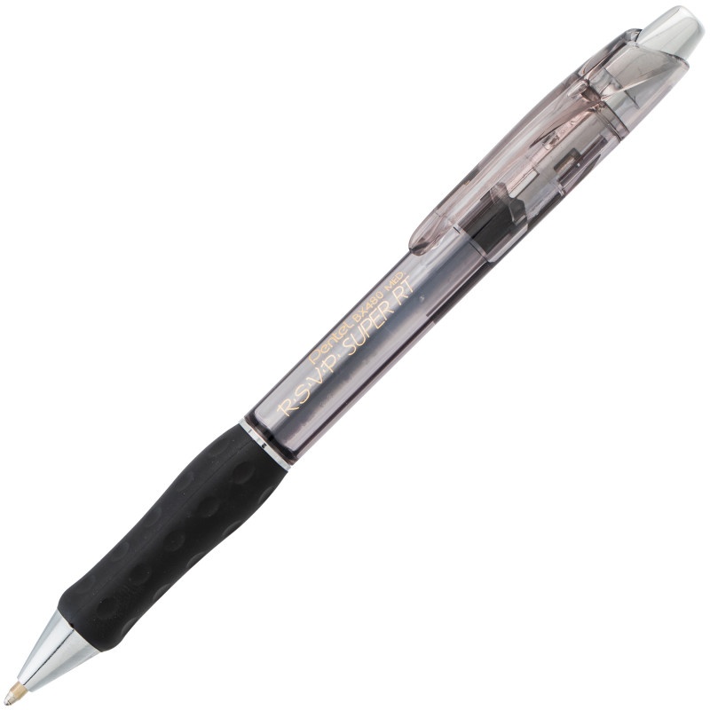 Rsvp Super Rt Ballpoint Pen Black Retractable