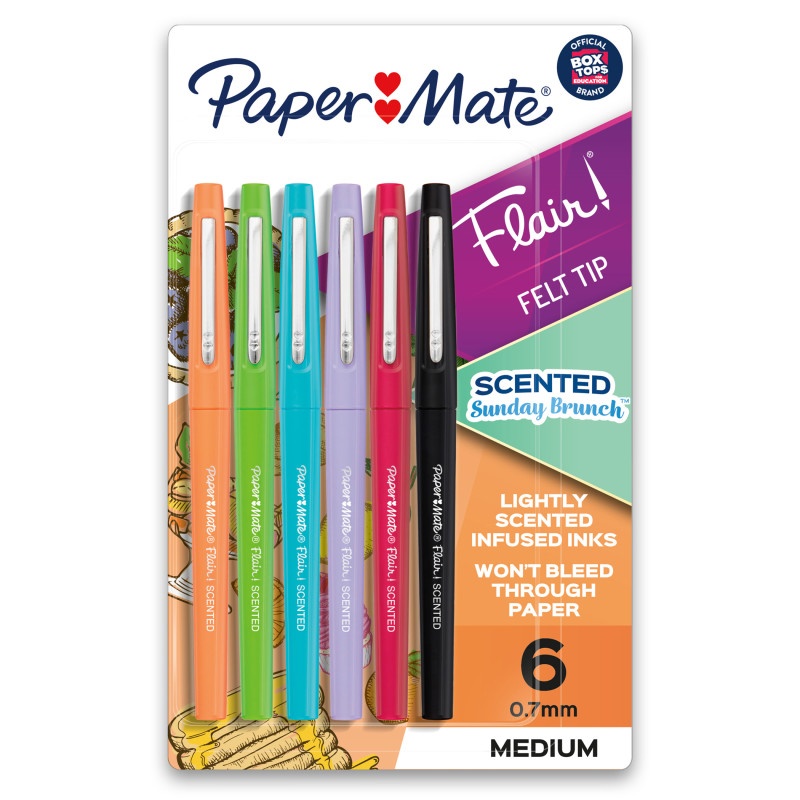 Flair Scented Pen Assorted 6Ct Paper Mate
