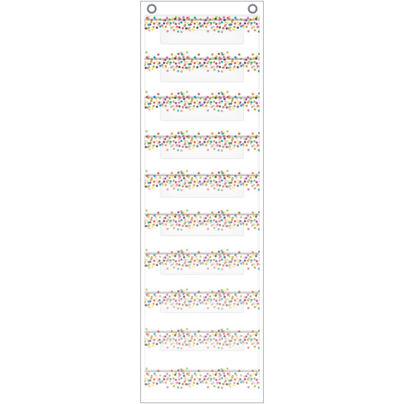 File Storage Pocket Chart Confetti