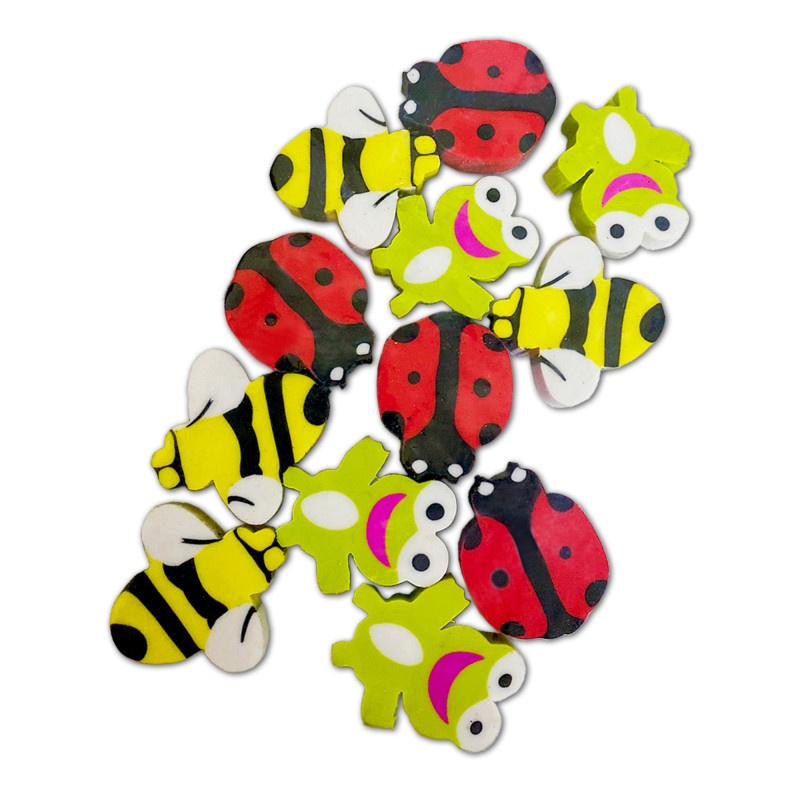 12Ct Lil Critters Pencil Toppers