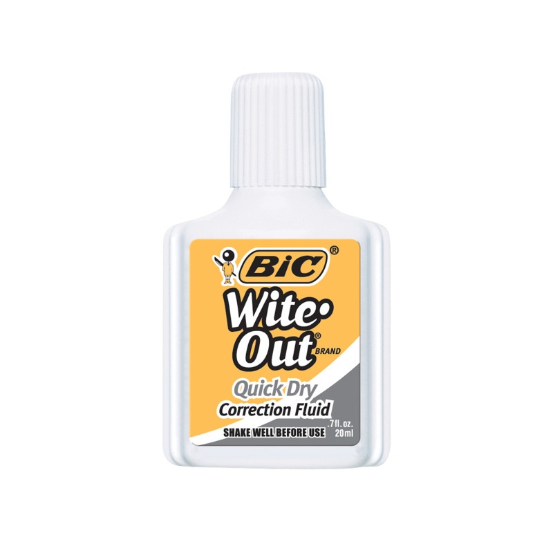 Bic Witeout Quick Dry Correct Fluid