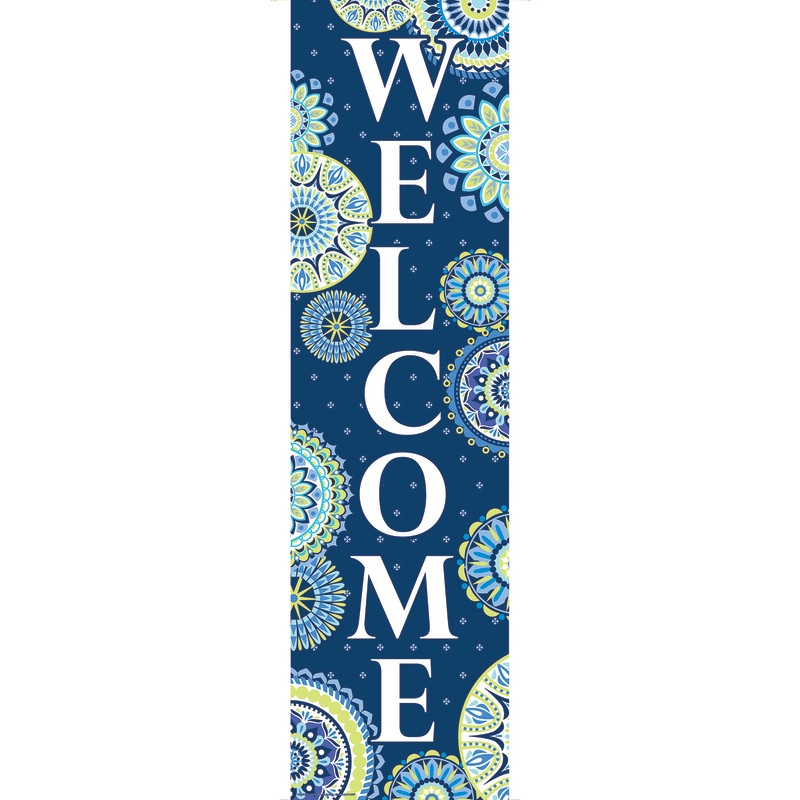 Blue Harmony Welcome Banner