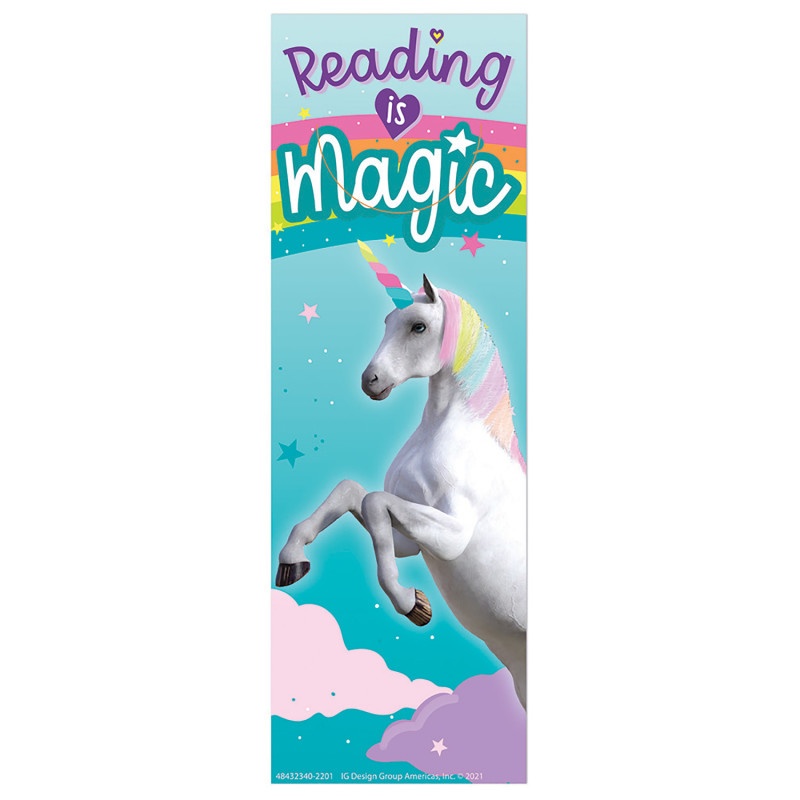 Unicorn Reading Is Magic Bookmark